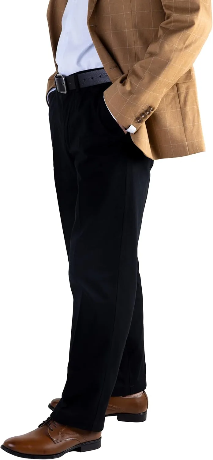 100% Cotton Regular Fit Men's Chino Pants Comfortable and Durable Work Pants, Ideal for Office or Casual Wear