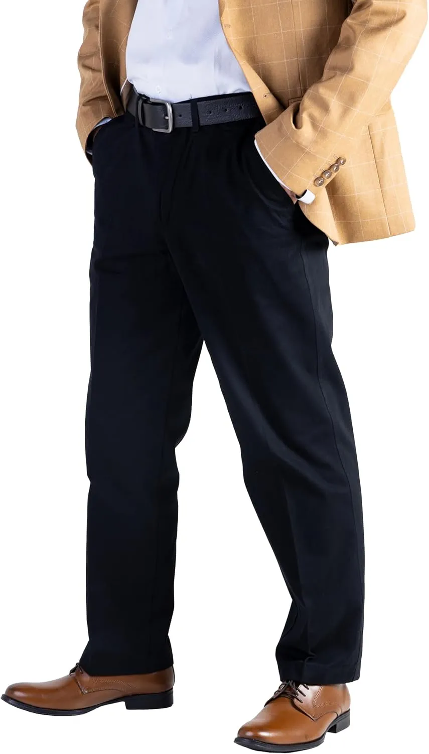 100% Cotton Regular Fit Men's Chino Pants Comfortable and Durable Work Pants, Ideal for Office or Casual Wear