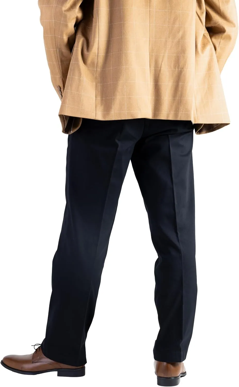100% Cotton Regular Fit Men's Chino Pants Comfortable and Durable Work Pants, Ideal for Office or Casual Wear