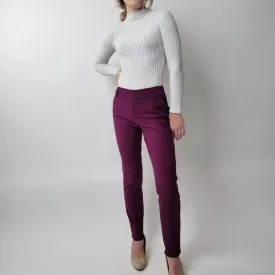Alice   Olivia Burgundy Pants