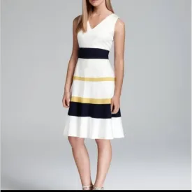 Black Label by Evan Picone Color Block Dress