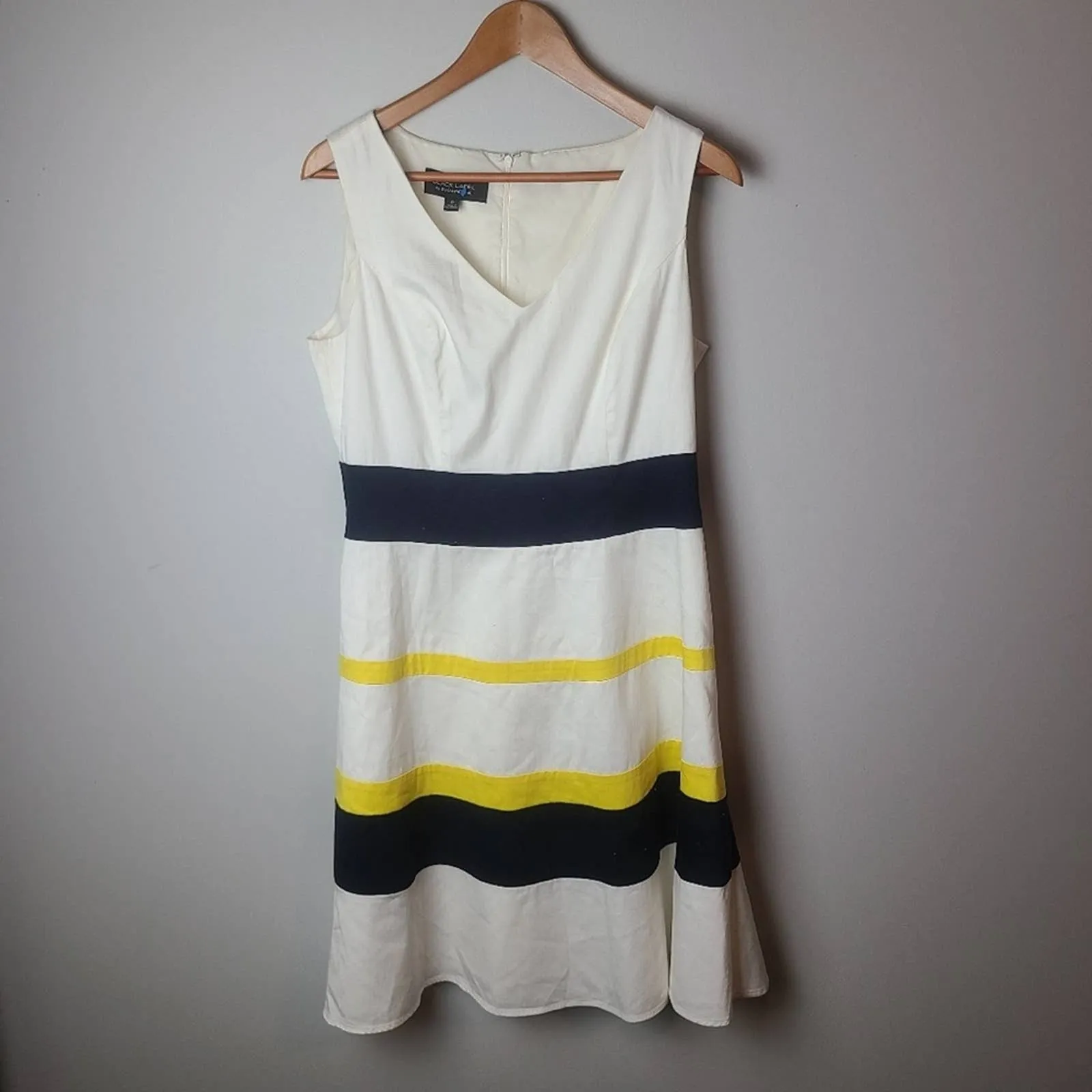 Black Label by Evan Picone Color Block Dress