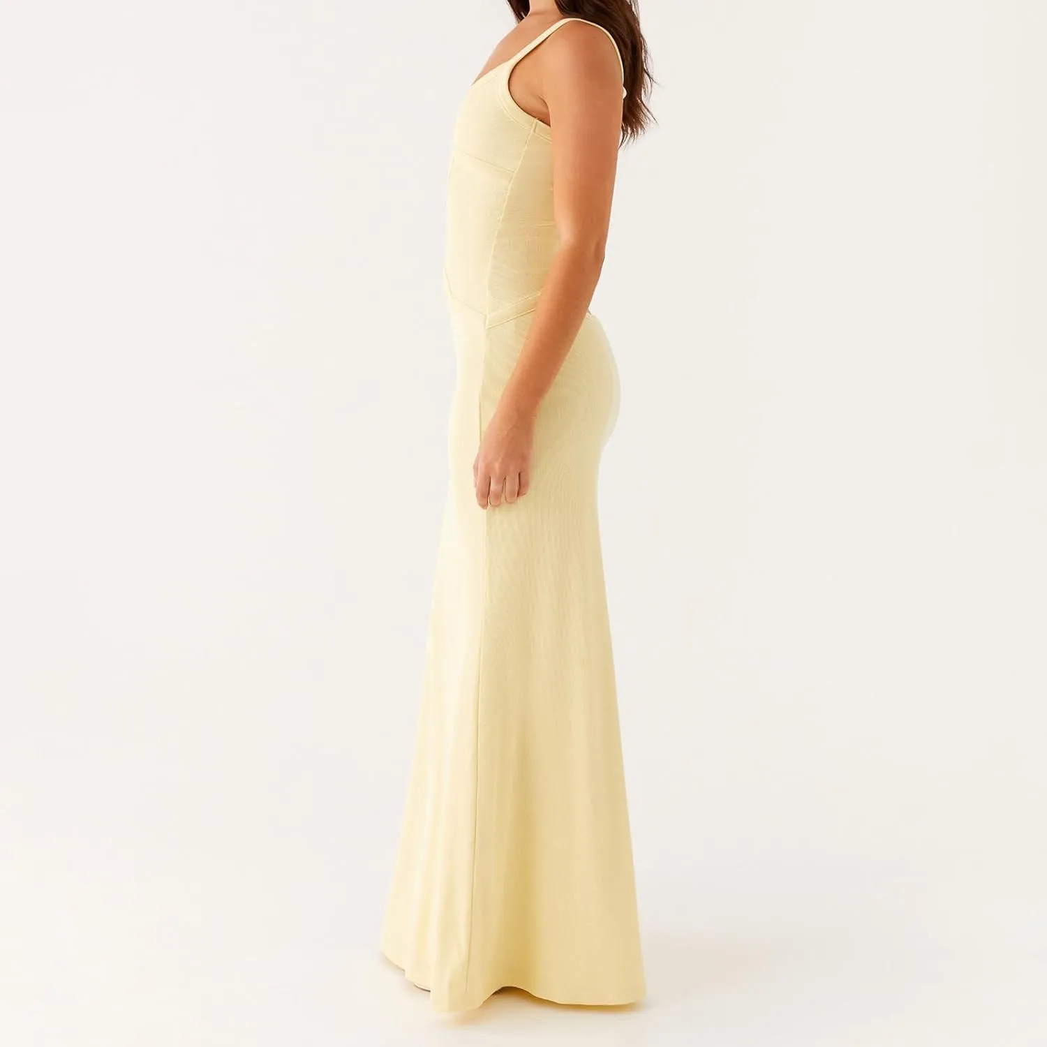 Bodycon Maxi Dress Women Sexy Sleeveless Cutout Low V Neck Spaghetti Strap Backless Solid Hollow Out Long Dresses
