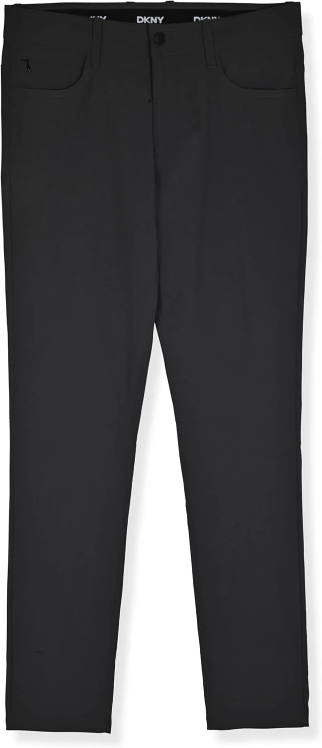 DKNY Mens Lightweight Travel Pants for Men- Skinny Fit Performance Tech Hiking Pants for Men | Business Casual Mens Work Pant