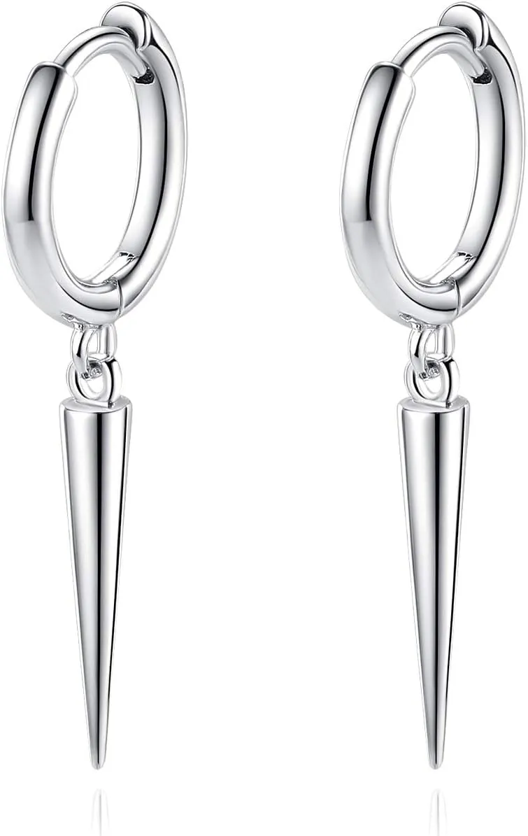 Lightweight Huggie Hoop Earrings for Women: 14K Gold Plated | Rose Gold | 925 Sterling Silver Hypoallergenic Cubic Zirconia Hoops Earring