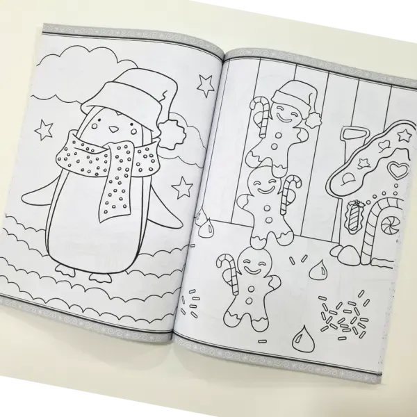 Mega Colouring 96 Page Colouring Book: Christmas