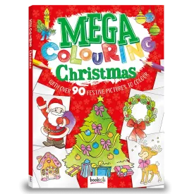 Mega Colouring 96 Page Colouring Book: Christmas