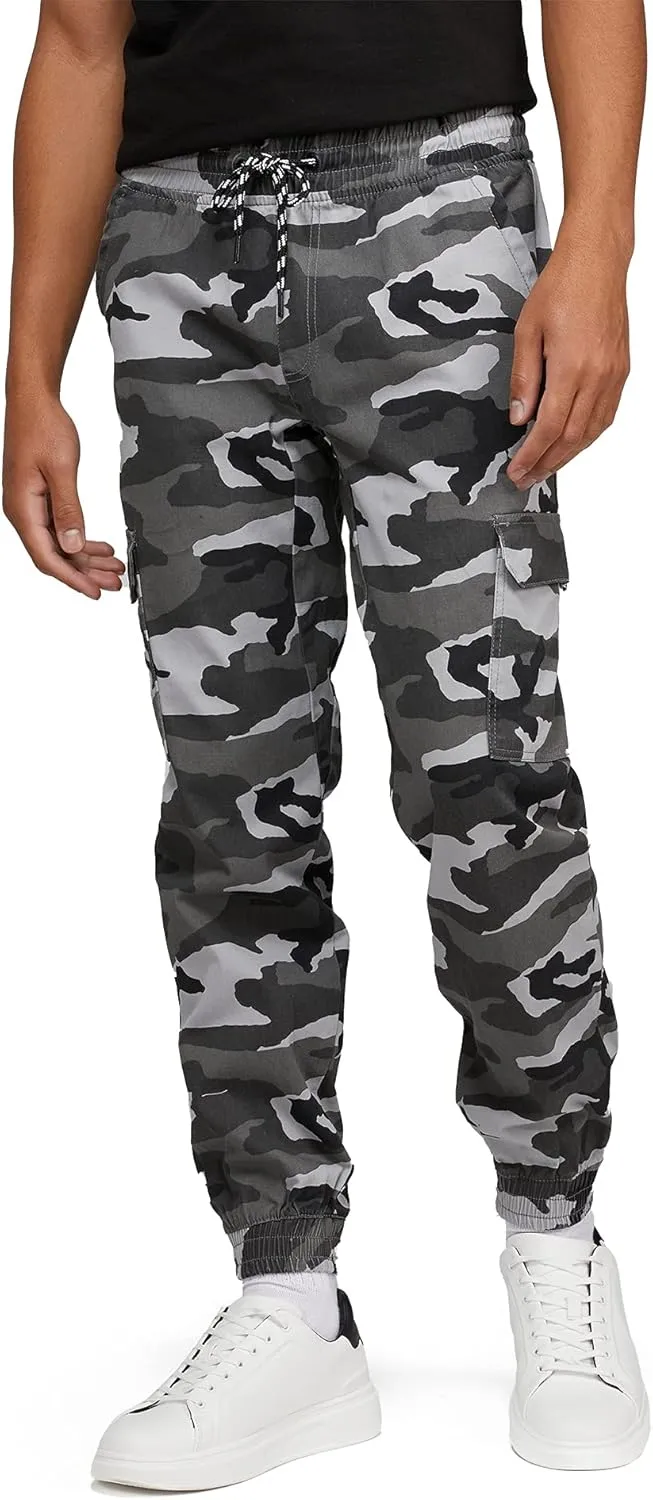 Men's Stretch Twill Cargo Jogger Pants