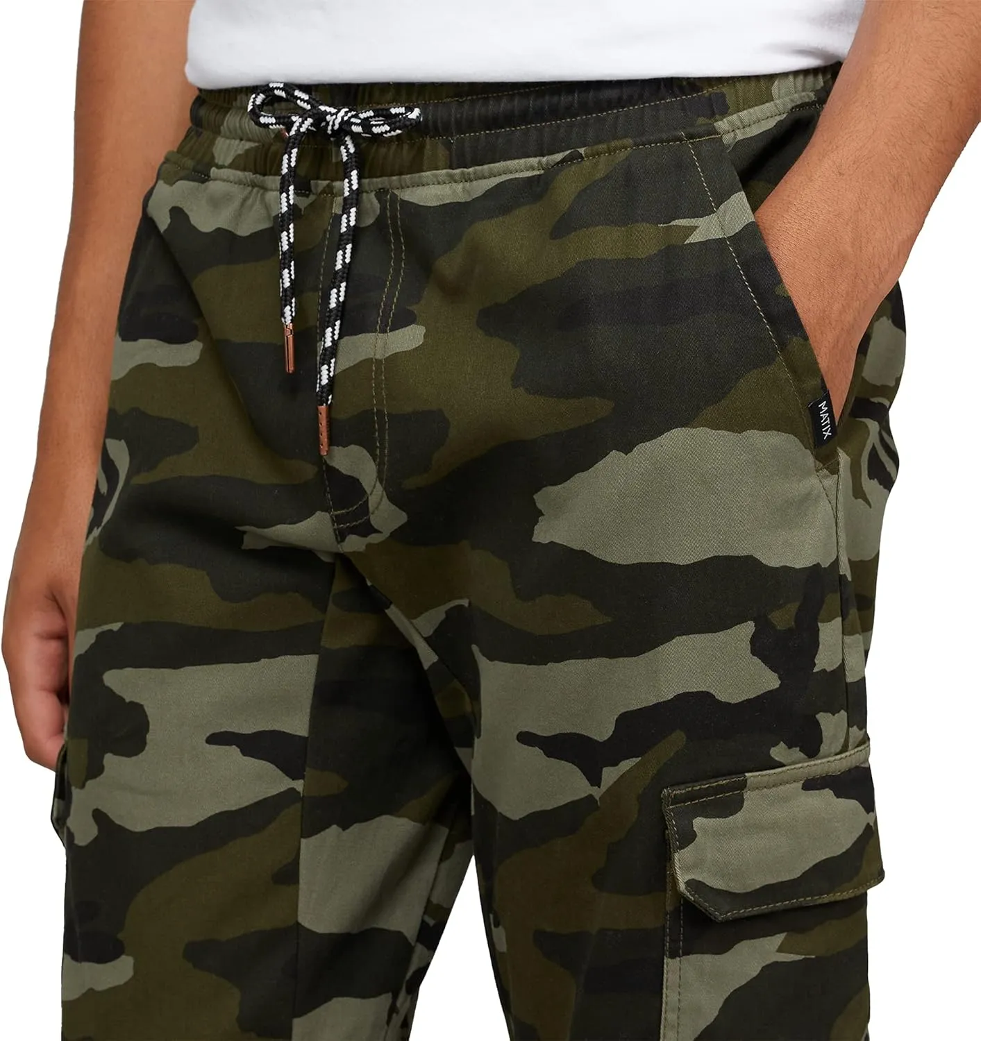 Men's Stretch Twill Cargo Jogger Pants
