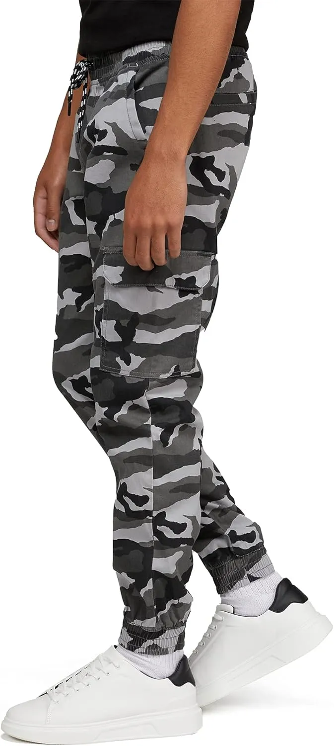 Men's Stretch Twill Cargo Jogger Pants