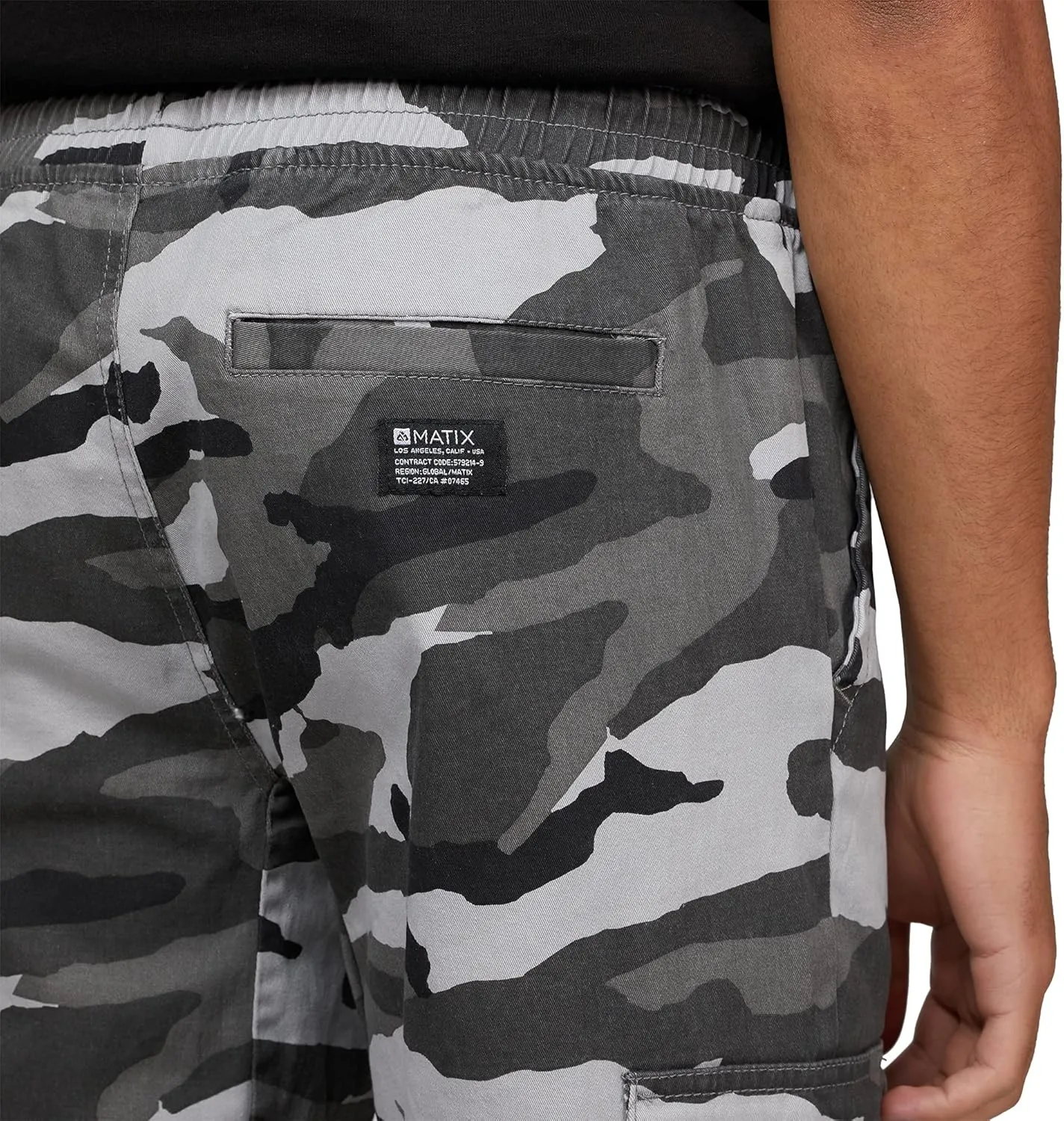 Men's Stretch Twill Cargo Jogger Pants