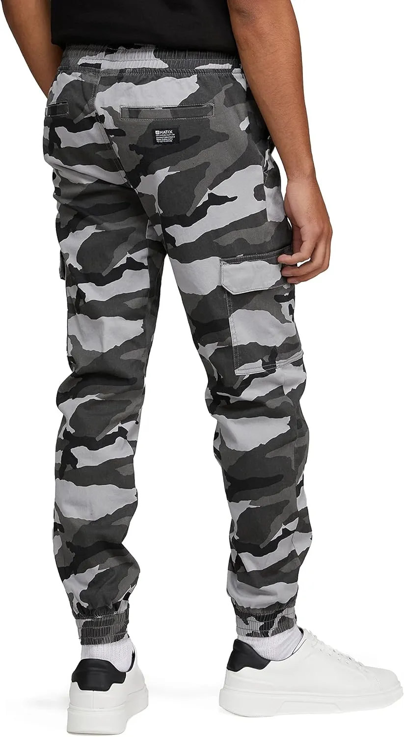 Men's Stretch Twill Cargo Jogger Pants