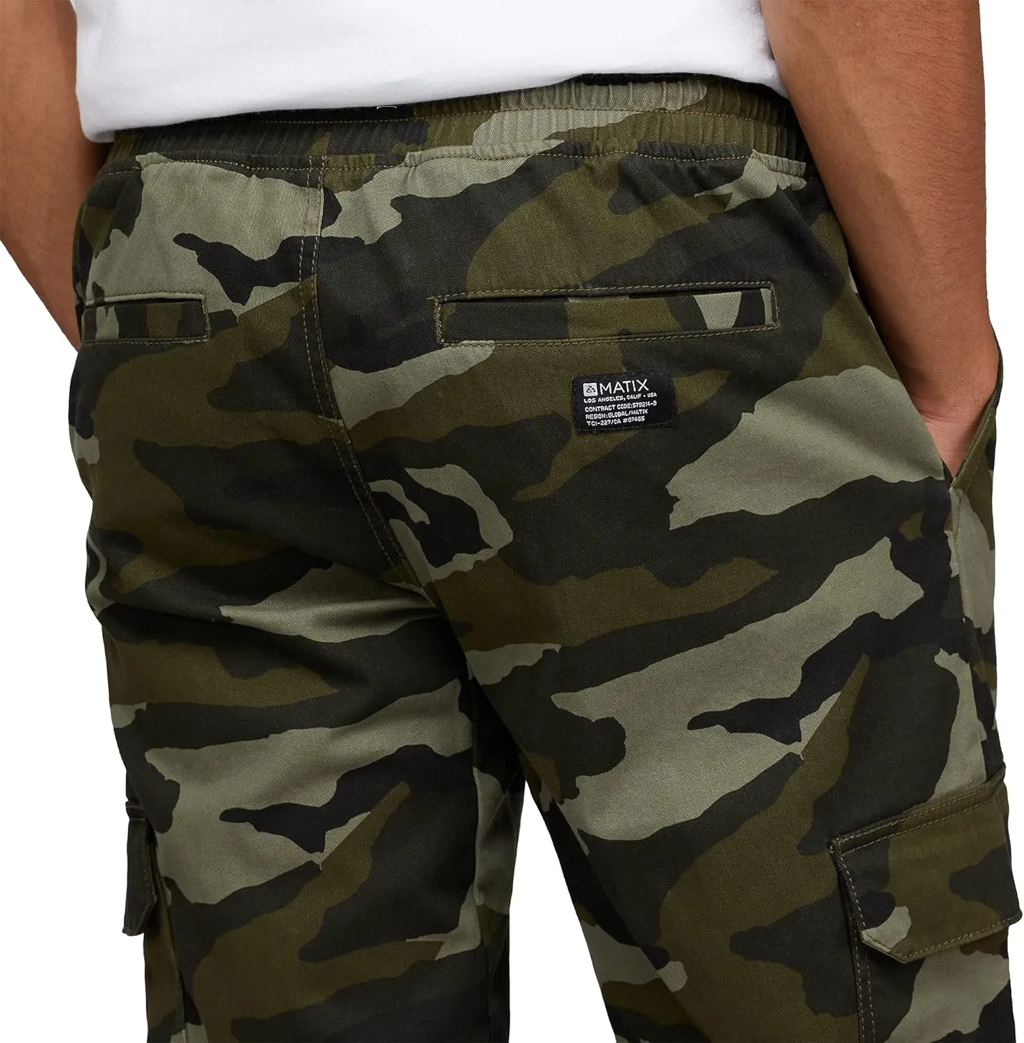Men's Stretch Twill Cargo Jogger Pants