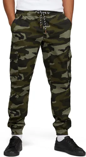 Men's Stretch Twill Cargo Jogger Pants