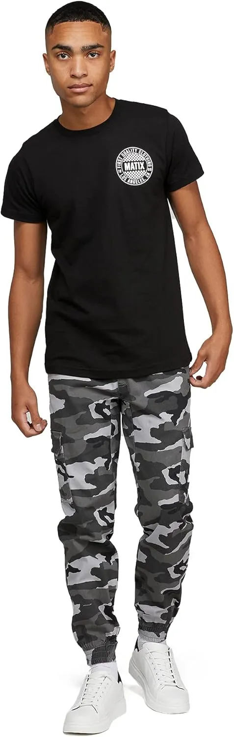 Men's Stretch Twill Cargo Jogger Pants