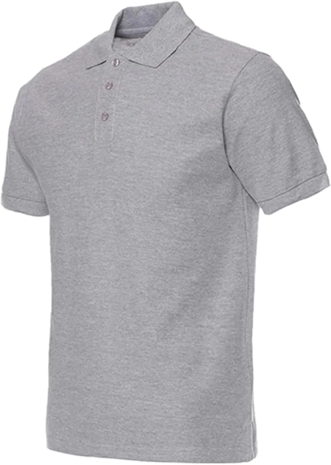 NeedBo Men's Classic Fit Short Sleeve Casual Solid Cotton Pique Polo Shirt