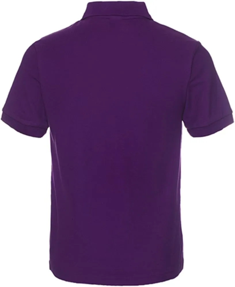 NeedBo Men's Classic Fit Short Sleeve Casual Solid Cotton Pique Polo Shirt