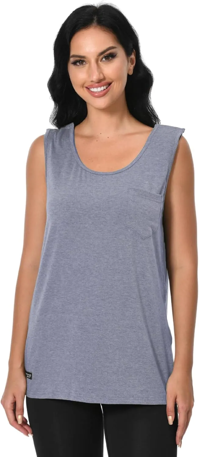 Post Surgery Shirts Shoulder Arm Broken Breast Recovery Tank Tops Clothing Snap Open Sleeveless Shirt Unisex Size