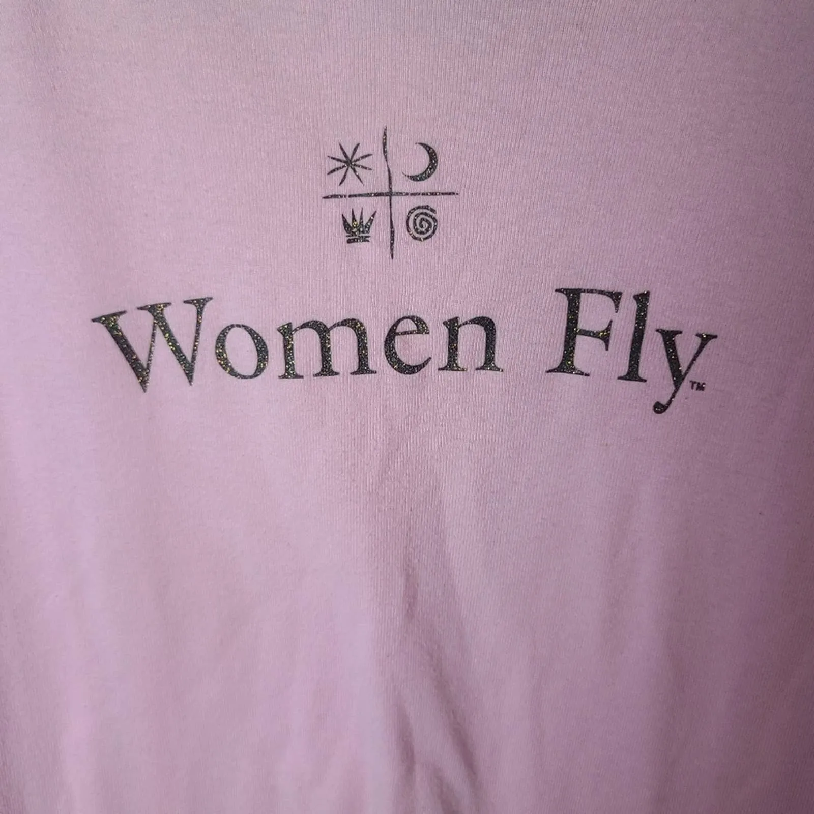"Women Fly" baseball jersey tee shirt