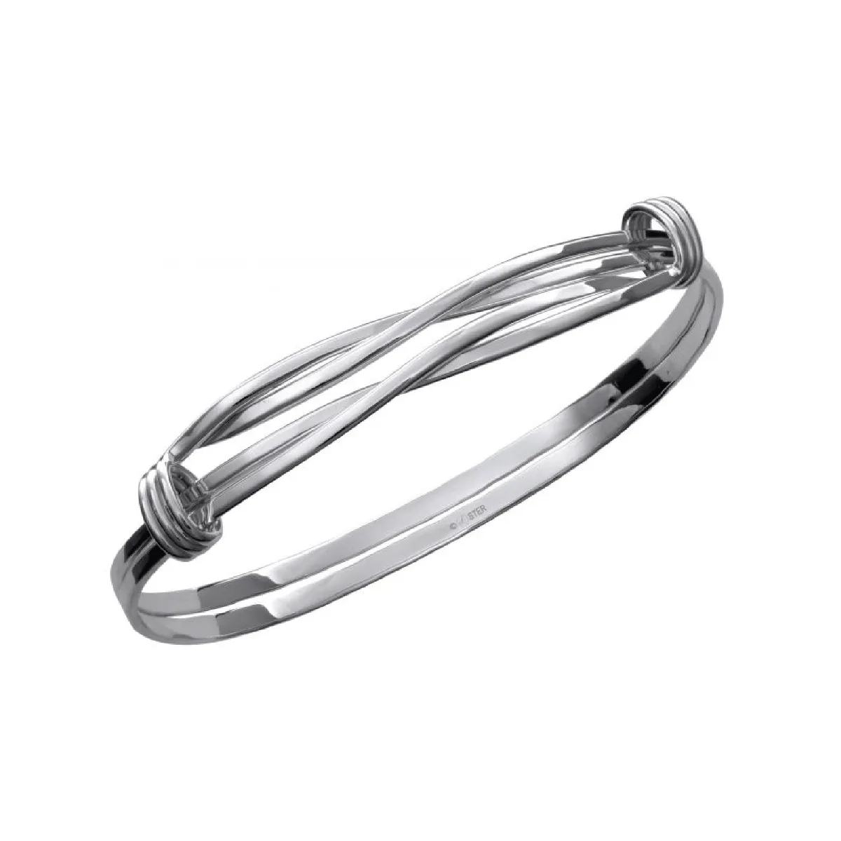 Sterling Silver Signature Twist Bracelet - Medium