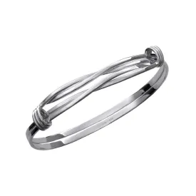 Sterling Silver Signature Twist Bracelet - Medium