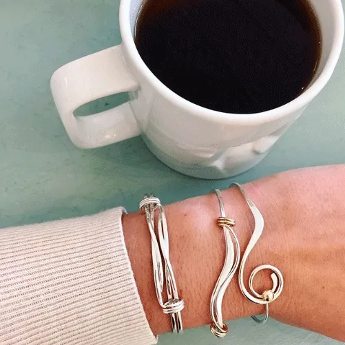 Sterling Silver Signature Twist Bracelet - Medium