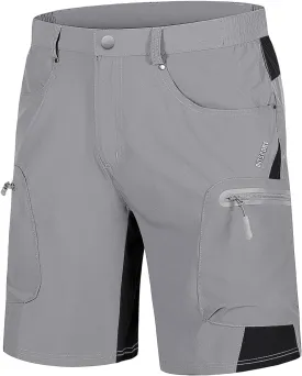 TACVASEN Men's Hiking Cargo Shorts 10" with Zipper Pockets Quick Dry Casual Stretch Golf Work Short Outdoor Summer