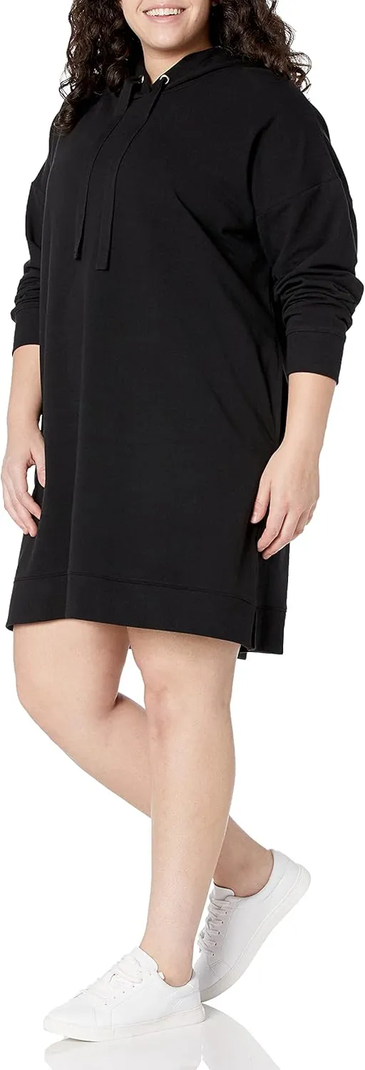 The Drop Women's Iona Long-Sleeve Hooded Mini Sweatshirt Dress