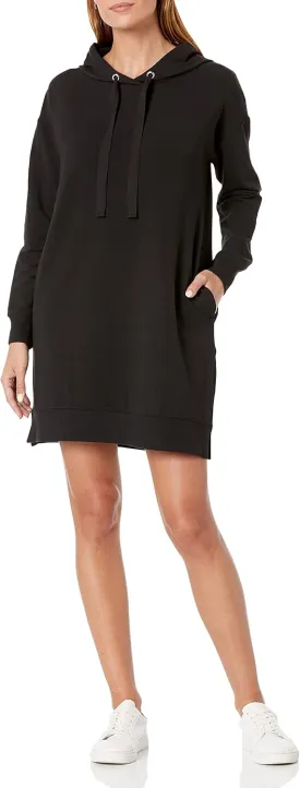 The Drop Women's Iona Long-Sleeve Hooded Mini Sweatshirt Dress