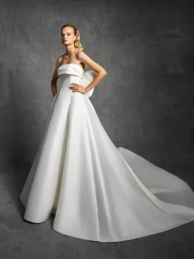 VRM356 - SOPHISTICATED SIMPLICITY A-LINE DRESS