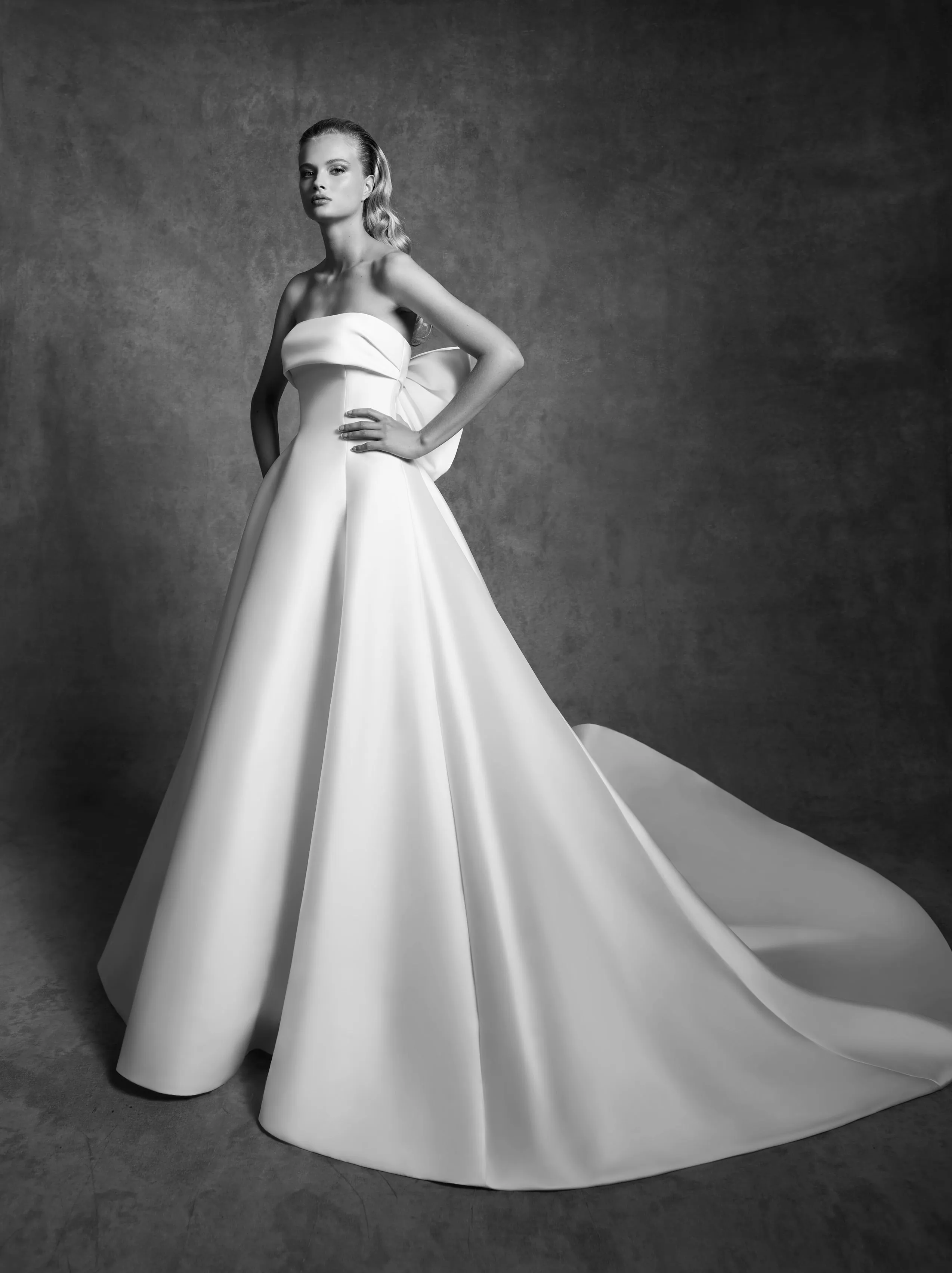 VRM356 - SOPHISTICATED SIMPLICITY A-LINE DRESS